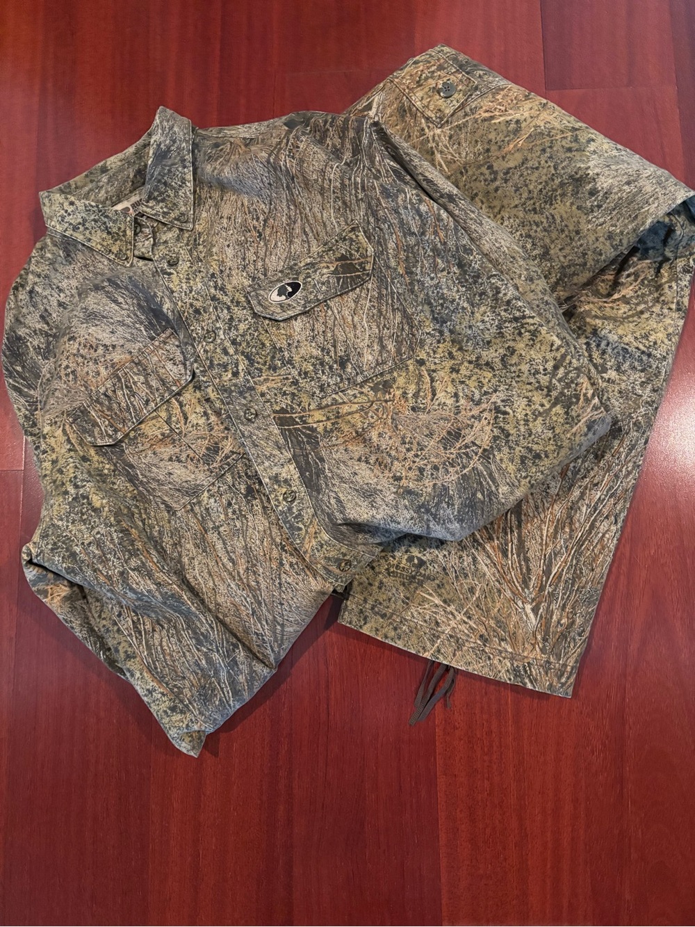 Russell Outdoors Hunting Shirt 2X /Pants XL Mossy Oak pattern